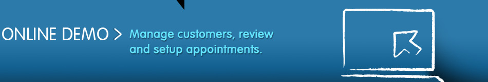 Manage customers, review and setup appointments.